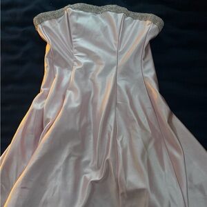 Lucy in the Sky Pink Strapless Mini Dress